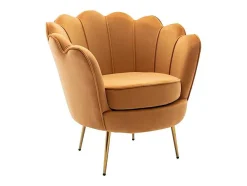 Fauteuil Van Fluweel Dandelion - Mosterdgeel - Van Pascal Morabito