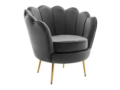 Fauteuil Van Fluweel Dandelion - Antraciet - Van Pascal Morabito