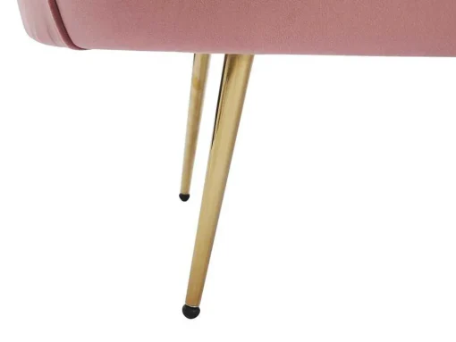 Fauteuil Van Fluweel Dandelion - Roze - Van Pascal Morabito