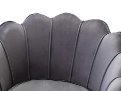 Fauteuil Van Fluweel Dandelion - Antraciet - Van Pascal Morabito