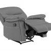 Fauteuil Van Grijze Kunstleer Canby