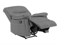 Fauteuil Van Grijze Kunstleer Canby