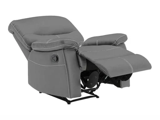 Fauteuil Van Grijze Kunstleer Canby
