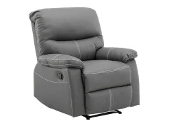 Fauteuil Van Grijze Kunstleer Canby
