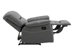 Fauteuil Van Grijze Kunstleer Canby
