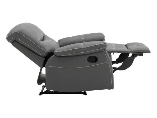 Fauteuil Van Grijze Kunstleer Canby
