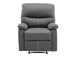 Fauteuil Van Grijze Kunstleer Canby