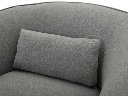 Fauteuil Van Grijze Stof Stefian