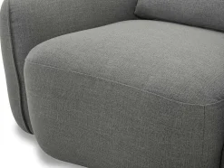 Fauteuil Van Grijze Stof Stefian