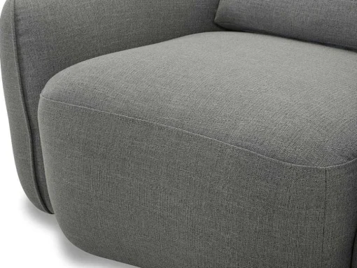Fauteuil Van Grijze Stof Stefian