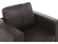Fauteuil Van Kunstleer Ackley - Bruin
