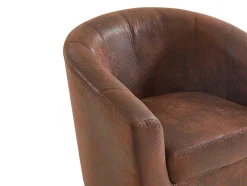 Fauteuil Van Microvezel - Oud Bruin - Cristobal Ii