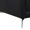Fauteuil Van Zwart Leer Lecco