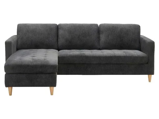 Firenze Bank Met Chaise Longue Donkergrijs.