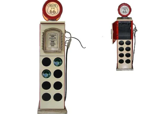 Flessenrek Met Lamp Drive-In - 8 Flessen - H112 Cm