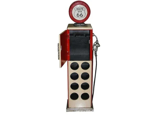 Flessenrek Met Lamp Drive-In - 8 Flessen - H112 Cm