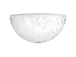 Flora Wandlamp, Chroom, Wit, 30X9X15 Cm, Epikasa