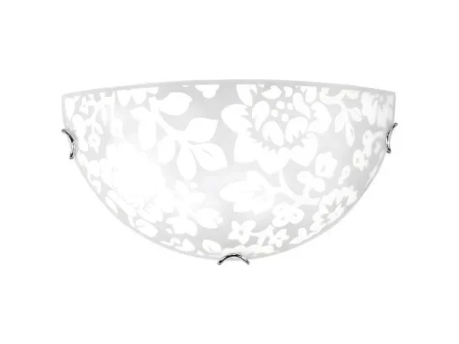 Floryda Plafondlamp, Chroom, Wit, 30X9X15 Cm, Epikasa