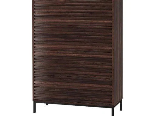 G Commode 4 Laden Notenhout