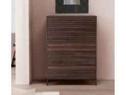 G Commode 4 Laden Notenhout