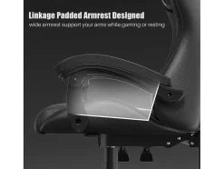Gaming- En Bureaustoel Ergonomische Computerbureaustoel Met Hoofdsteun En Lumbale Ondersteuning