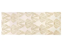 Gangtapijt Art-Decostijl Lysa - Polypropyleen - 80 X 200 Cm - Beige En Goudkleurig