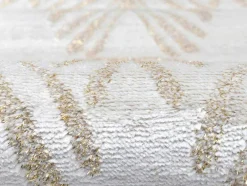 Gangtapijt Art-Decostijl Lysa - Polypropyleen - 80 X 200 Cm - Beige En Goudkleurig