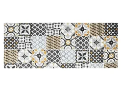 Gangtapijt Met Vloertegeleffect Ornico - 80 X 200 Cm - Meerkleurig