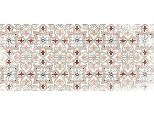 Gangtapijt Palma In Vinyl Met Tegeleffect- 66X160Cm - Multikleuren