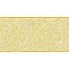 Gangtapijt Van Vinyl Met Bloemmotieven - 66 X 160 Cm - Geel En Wit - Capucina