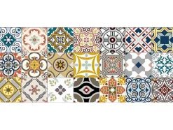 Gangtapijt Van Vinyl Met Vloertegelmotief Rica - 66 X 160 Cm - Meerkleurig