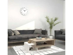 Gemini Koffietafel, Wit, Sonoma, 100X60X35 Cm, Epikasa