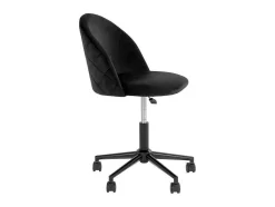 Geneve Kantoorstoel Velour Zwart, Zwart.