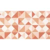 Geometrisch Gangtapijt Van Vinyl - 66 X 160 Cm - Oranje - Myrala