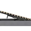Gestoffeerd Opbergbed - 140X200Cm - Fluwelen Stof - Grijs