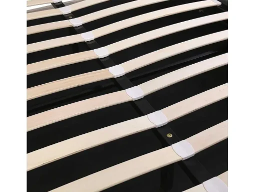 Gestoffeerd Opbergbed - 140X200Cm - Fluwelen Stof - Verstelbaar Hoofdeinde Met Blokpatroon - Grijs
