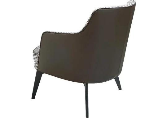 Gestoffeerde Armstoel In Houndstooth Stof 5011 Angel Cerda