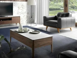 Gestoffeerde Fauteuil Capitone Rundleder 5037 Angel Cerda