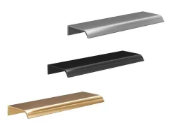 Gestreept Hangend Meubel Onder Wastafel - Zwart - L80 Cm - Zevara