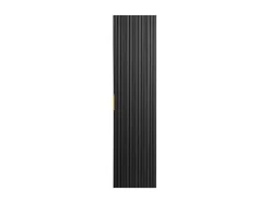 Gestreepte Hangende Badkamerkolom - Zwart - H140 Cm - Zevara