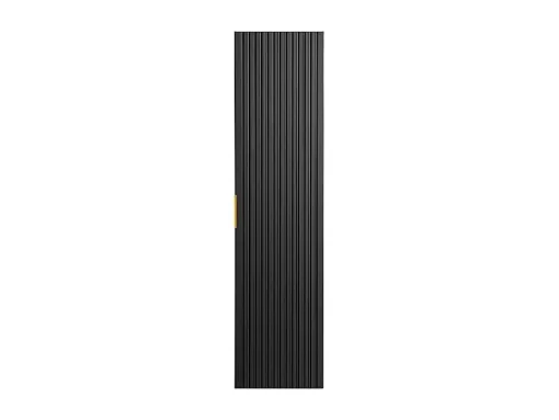 Gestreepte Hangende Badkamerkolom - Zwart - H140 Cm - Zevara