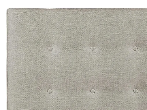 Gewatteerd Hoofdbord Francesco - 140 Cm - Stof - Beige