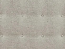 Gewatteerd Hoofdbord Francesco - 140 Cm - Stof - Beige