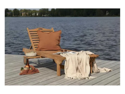 Ghana Ligstoel Goudkleurig, Zilverkleurig.