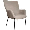Glasgow Fauteuil Boucle Bruin.