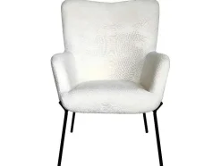 Glasgow Fauteuil Boucle Wit.