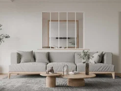 Glazen Binnenraam Bayview - Wit - 150 X 130 Cm - Aluminium