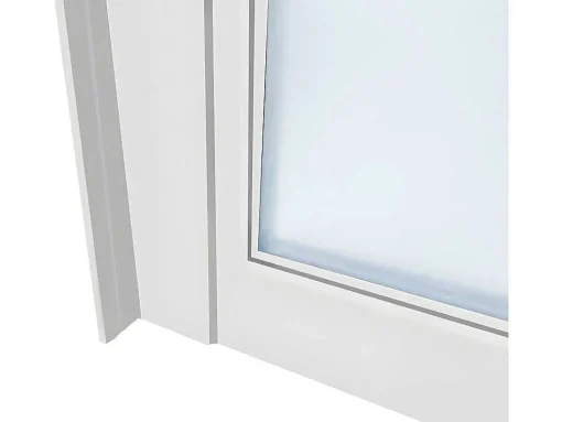 Glazen Binnenraam Bayview In Aluminium Met Witte Poedercoating - 180X105 Cm