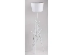 Glenn Vloerlamp, Wit, 40X40X162 Cm, Epikasa