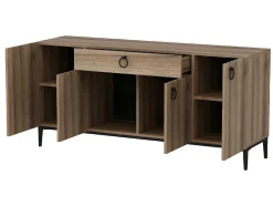 Gloria Multifunctioneel Kabinet, Walnoot, 160X42X75 Cm, Epikasa